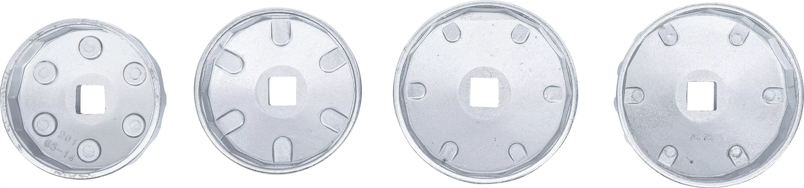 Oljefilternyckel-sats | Ø 65 - 75 mm | 4 delar