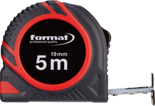 Måttband 2mx16mm vitt stålband EG2