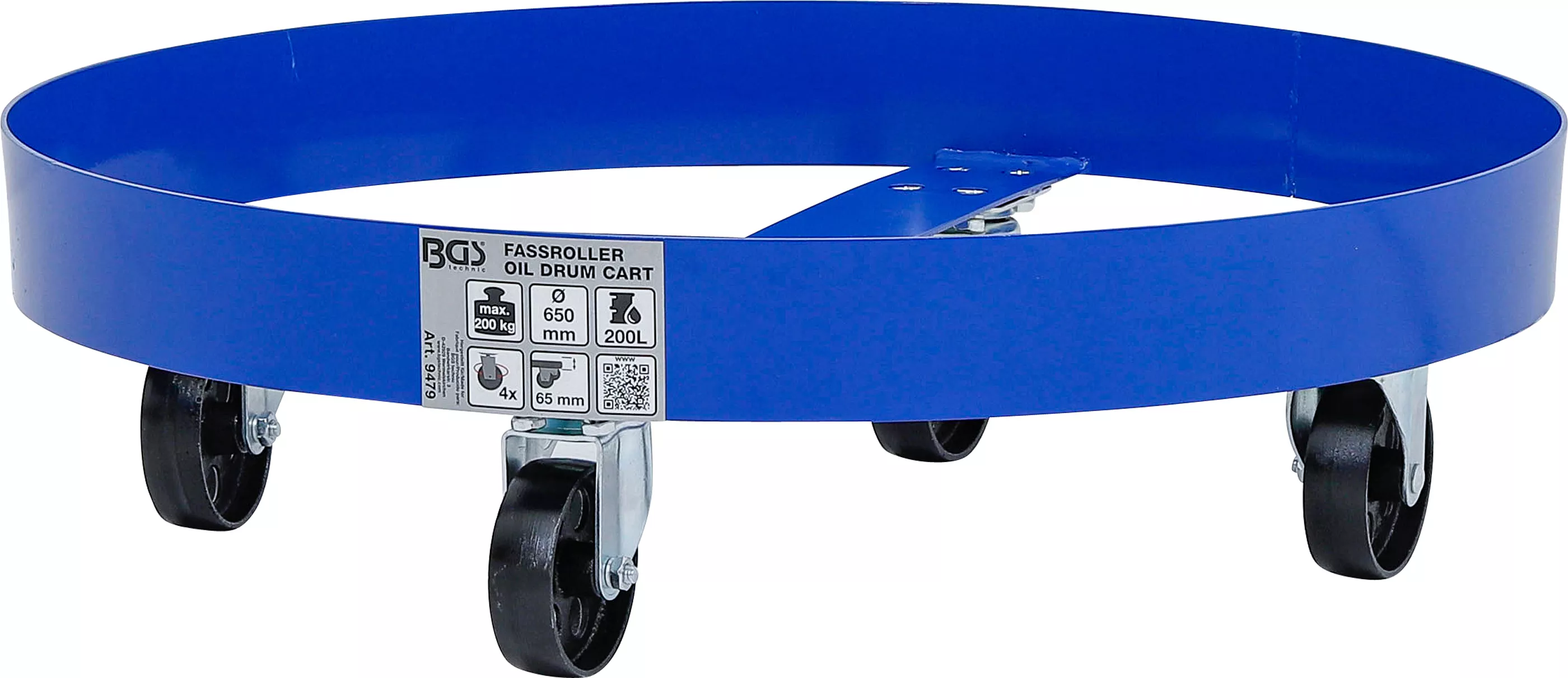 Fatkärra/fattralla för 200l fat