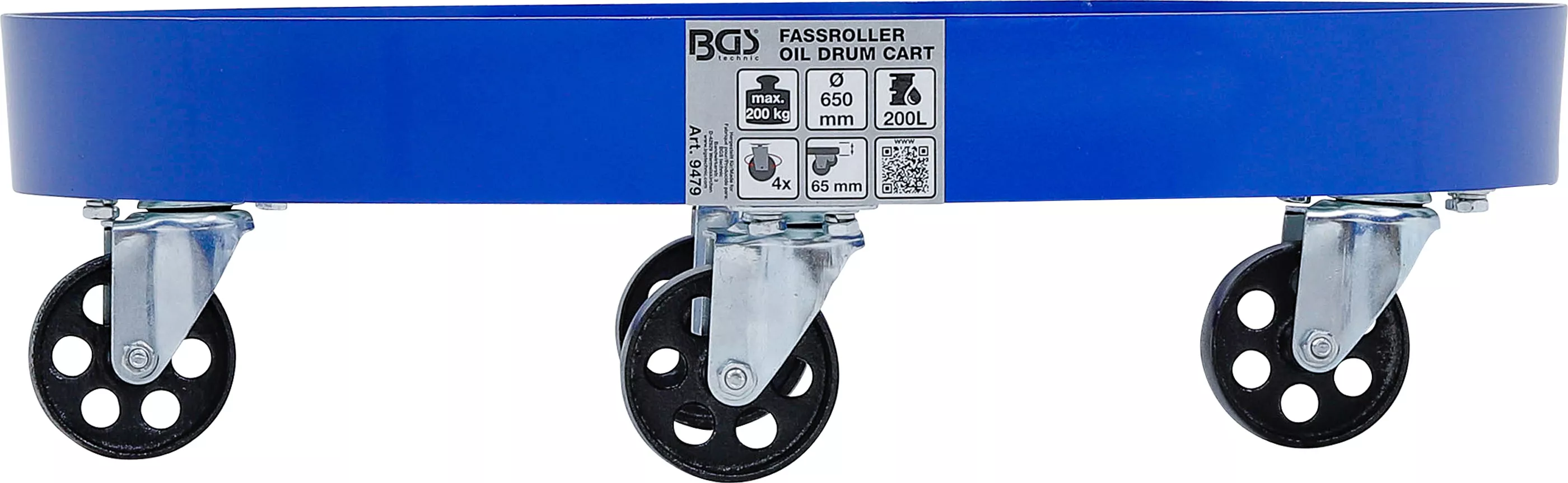 Fatkärra/fattralla för 200l fat