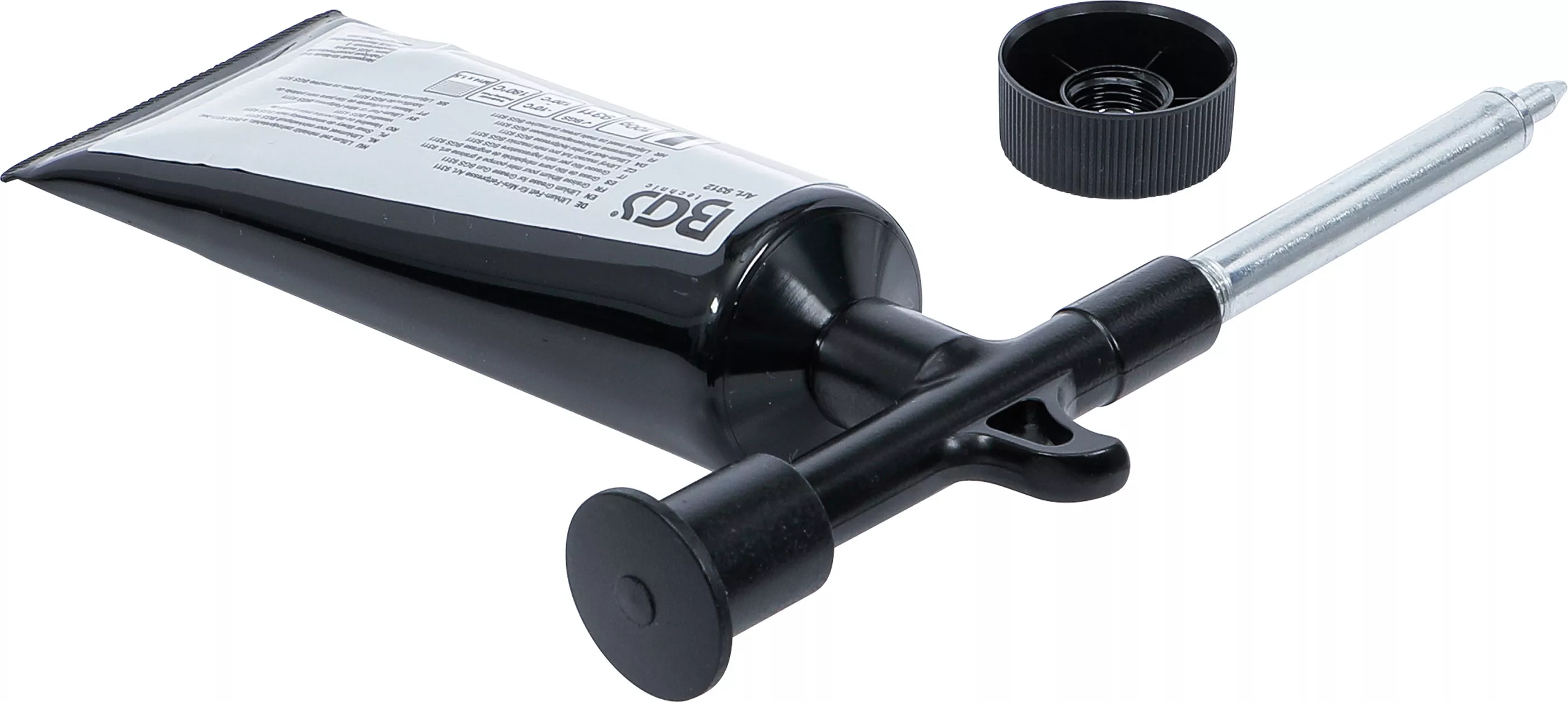 Mini-Fettpress med 100 g Litium-Fett (1 tub)