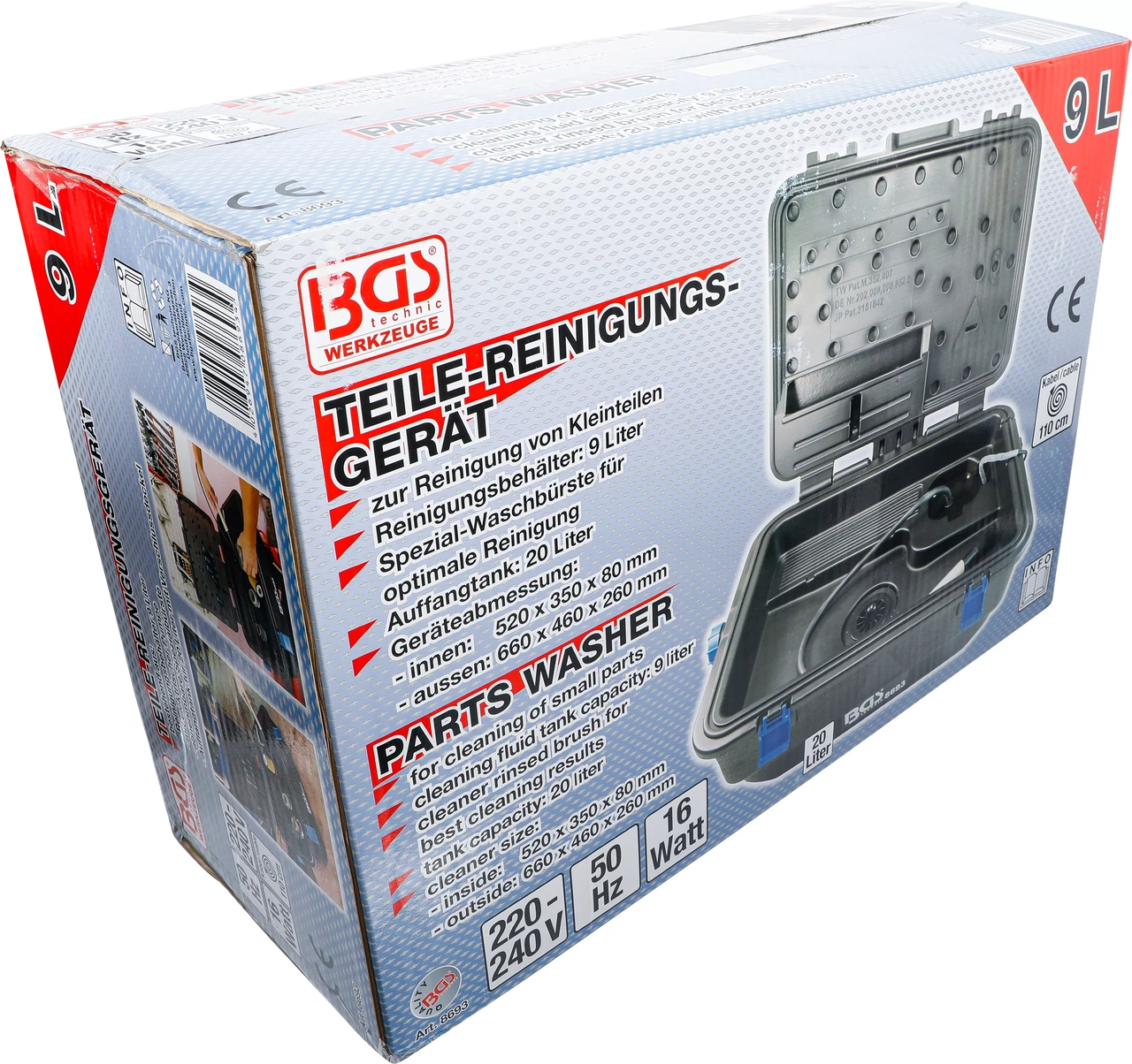 Del-tvättmaskin | 230 V