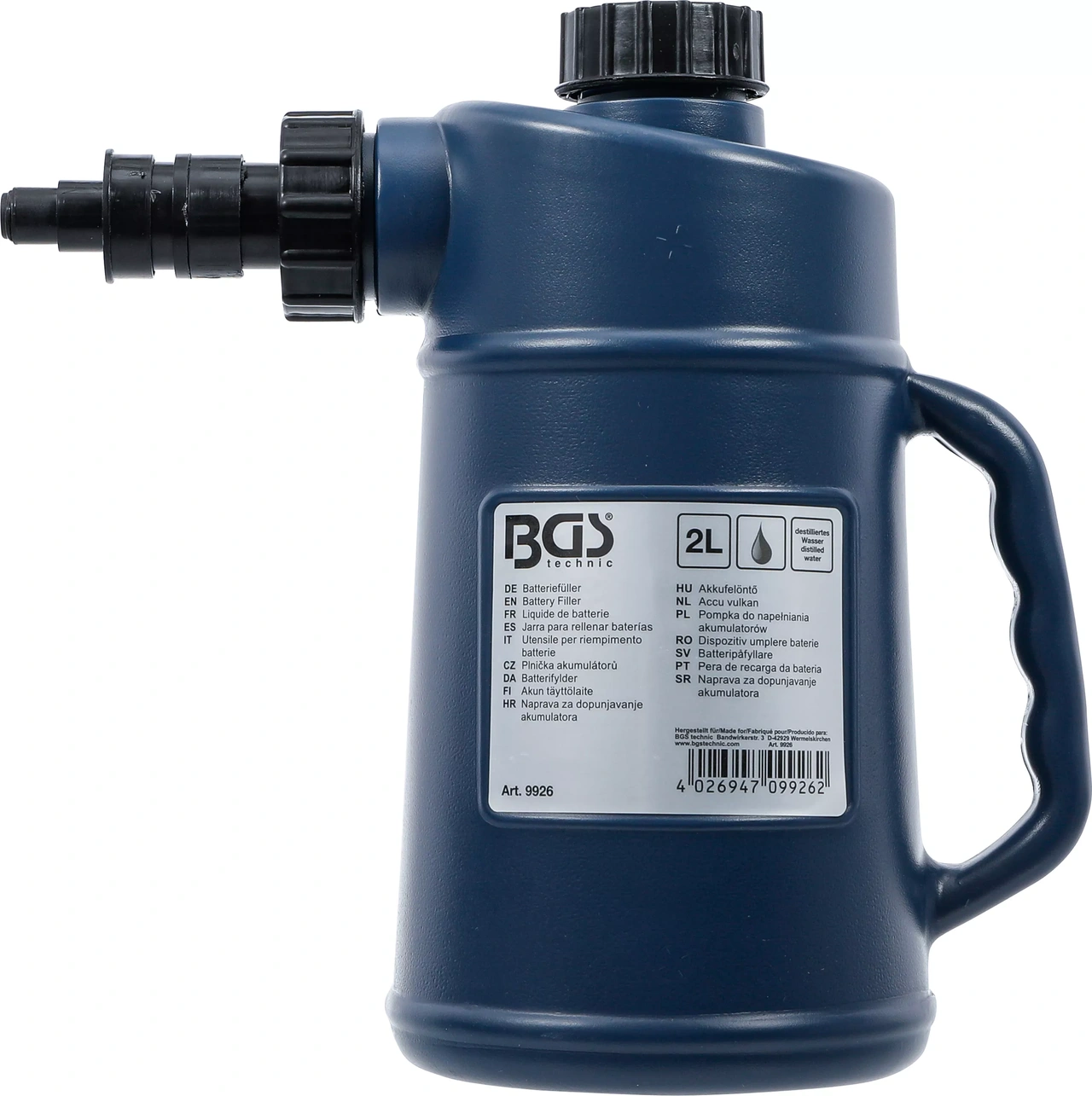Batteripåfyllare 2 liter