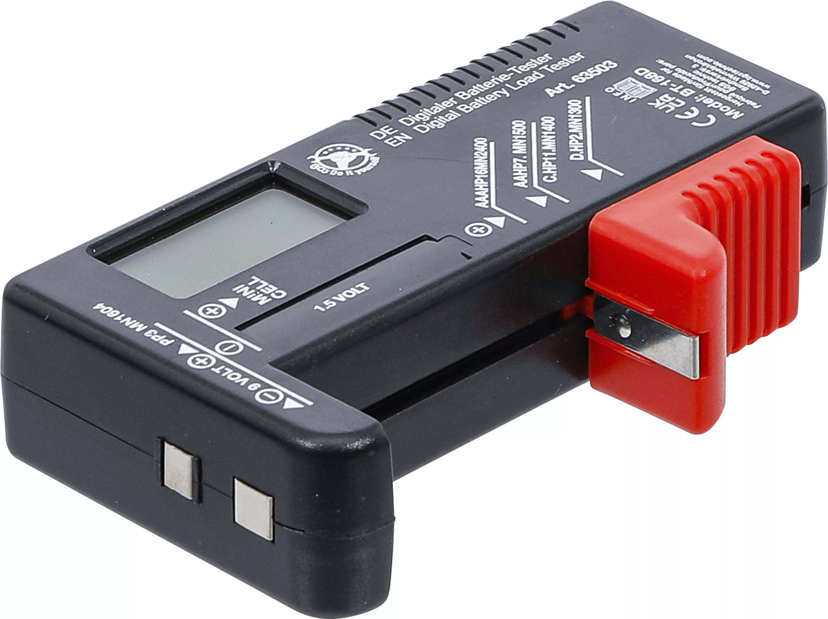 Batteritestare Digital 1,5 /9 Volt