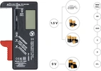 Batteritestare Digital 1,5 /9 Volt
