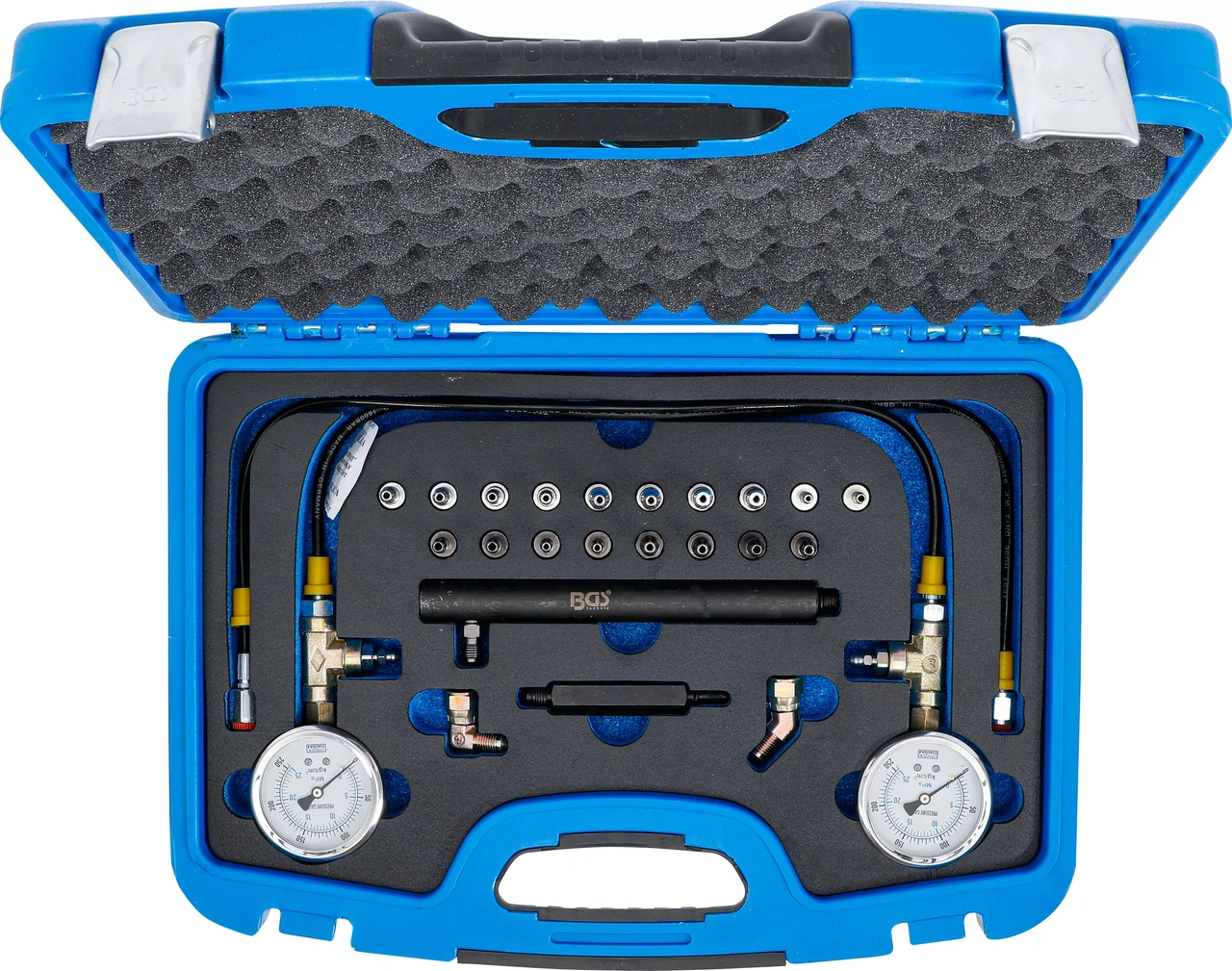 Bromstryck-testmanometer-sats