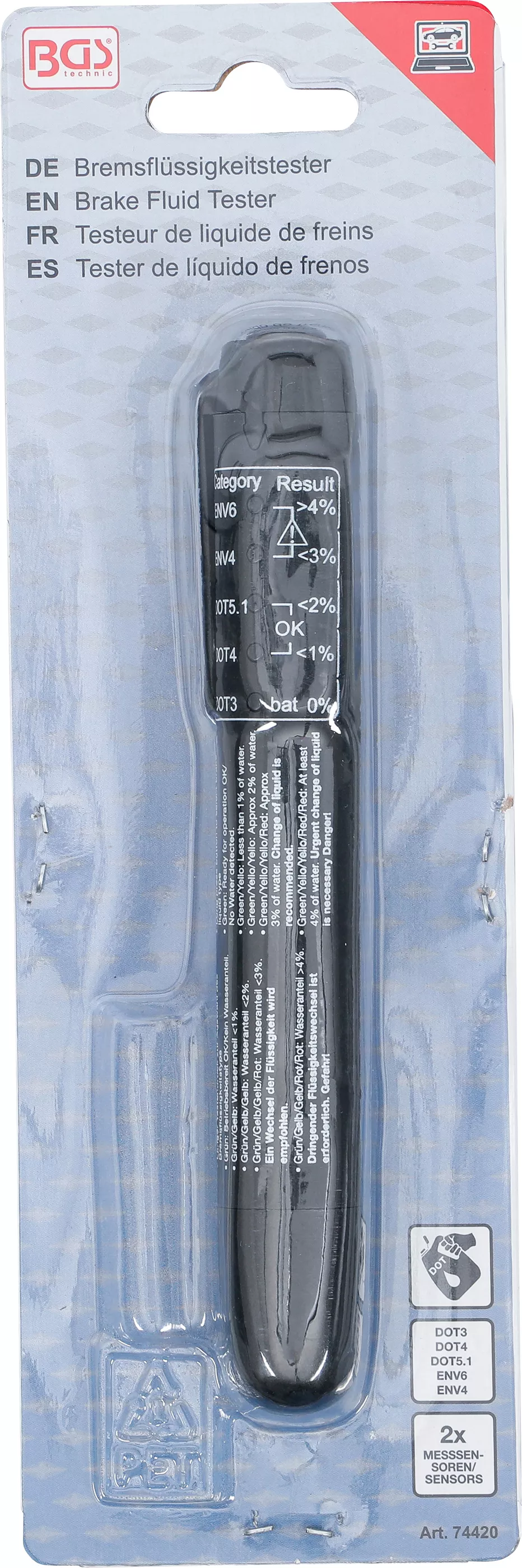 Bromsvätsketester | för DOT och ENV