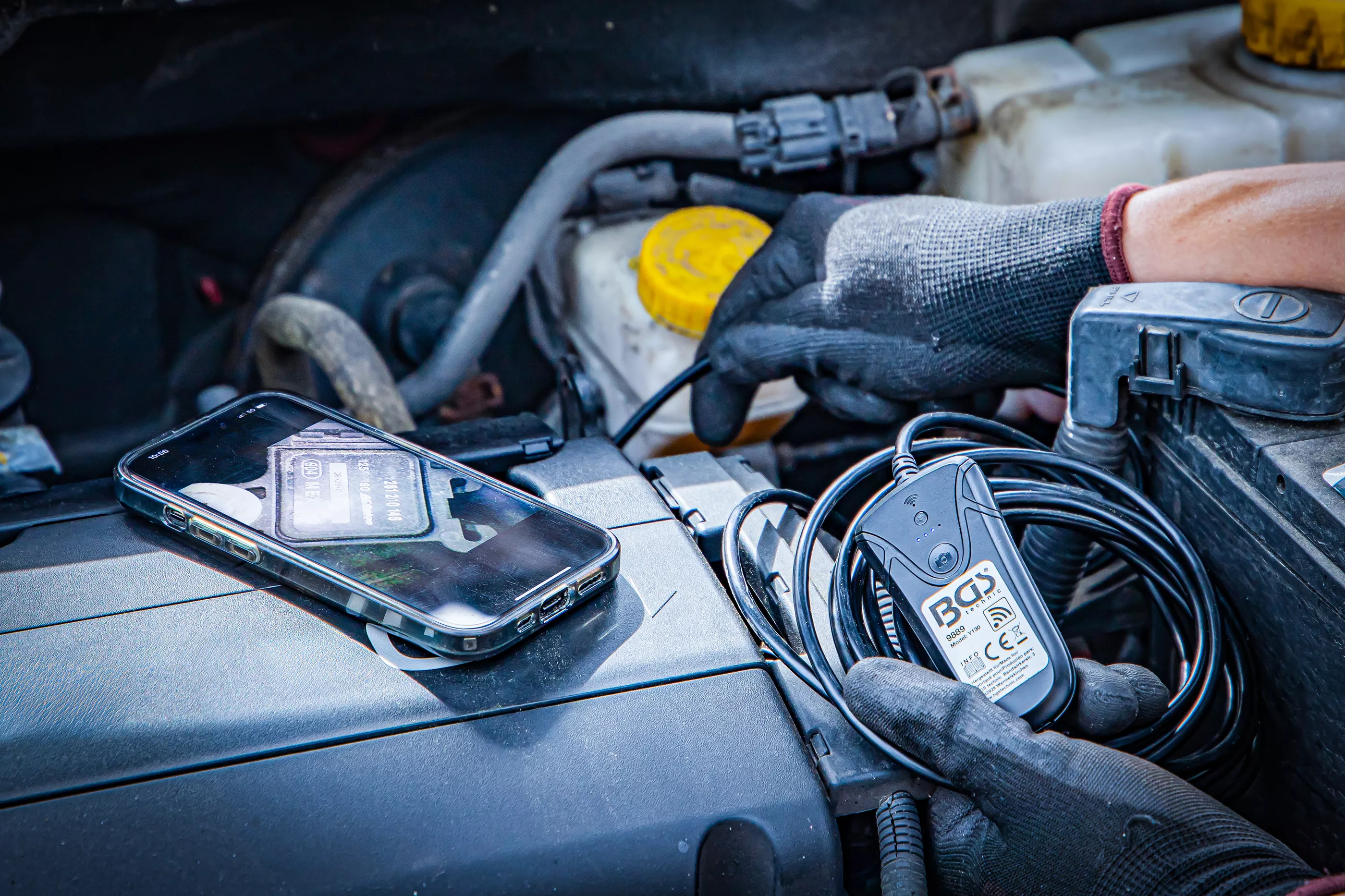 WLAN-färgendoskop med LED-belysning