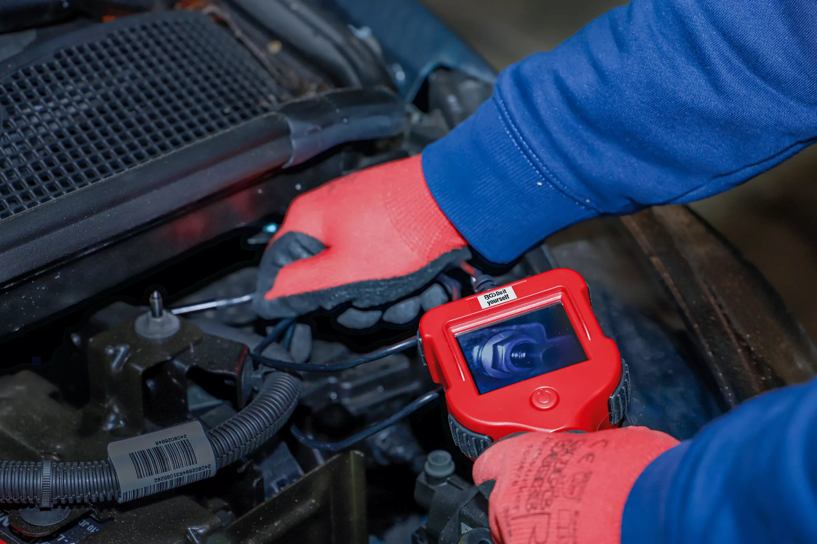 Endoskop-Färgkamera med TFT-monitor | Kamerahuvud Ø 5,5 mm