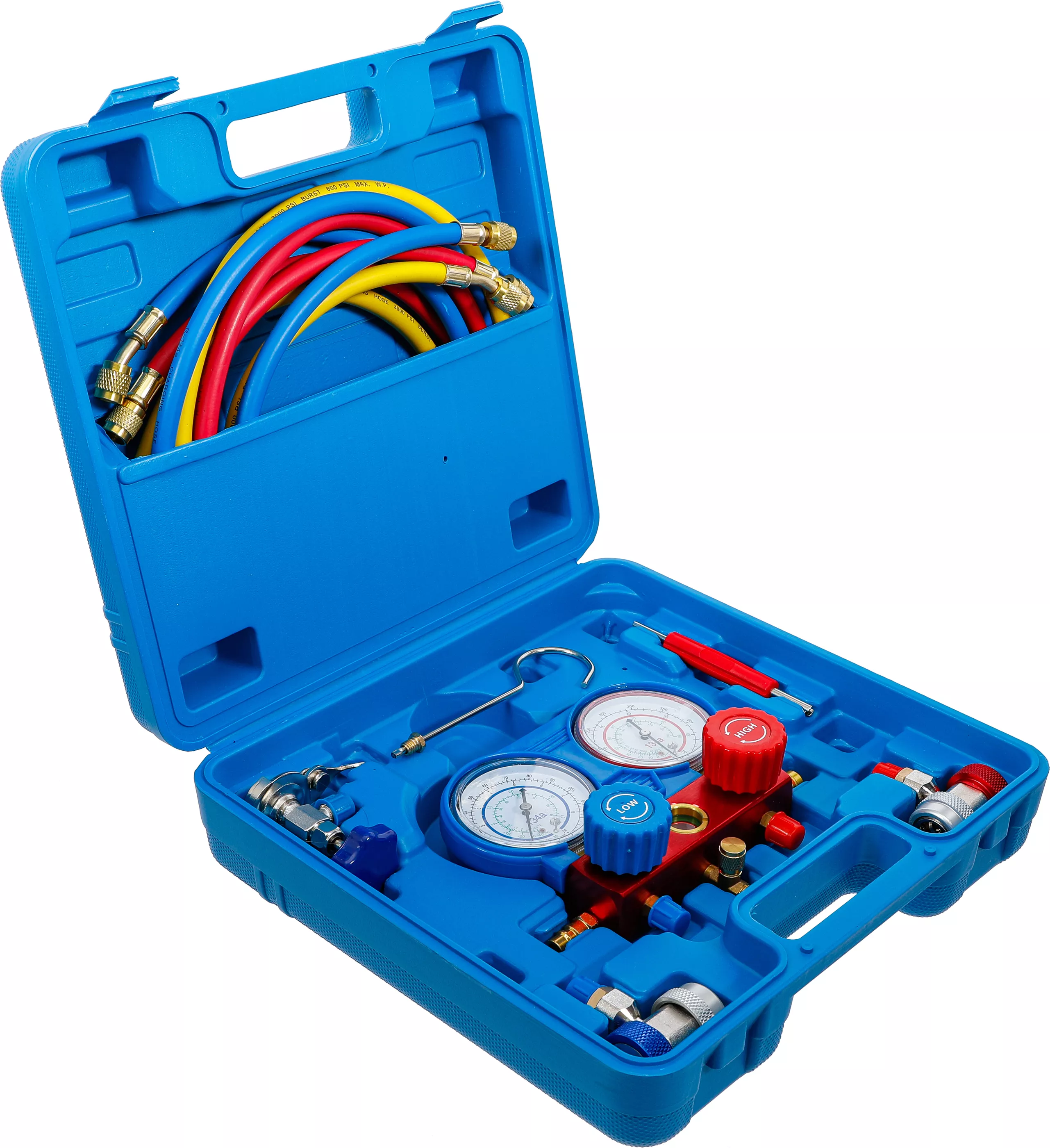 Tryckklocka-armatur för test av luftkonditionering