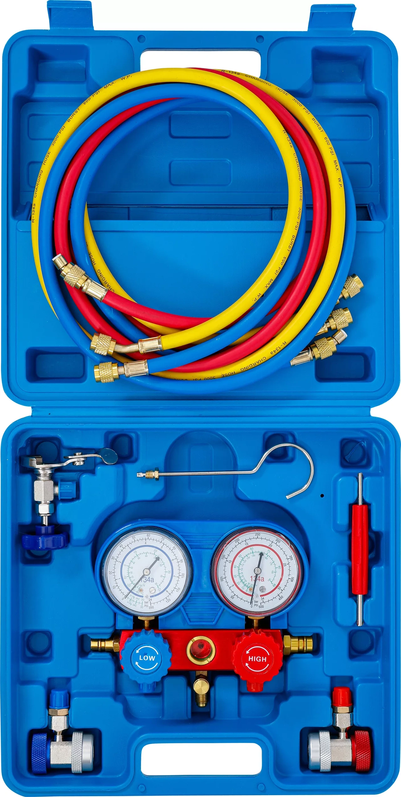 Tryckklocka-armatur för test av luftkonditionering