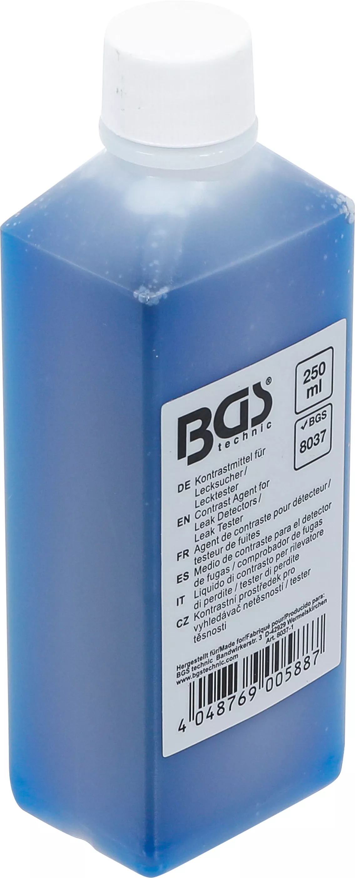Kontrastmedel för läckagesökare /-testare | 250 ml | för BGS 8037
