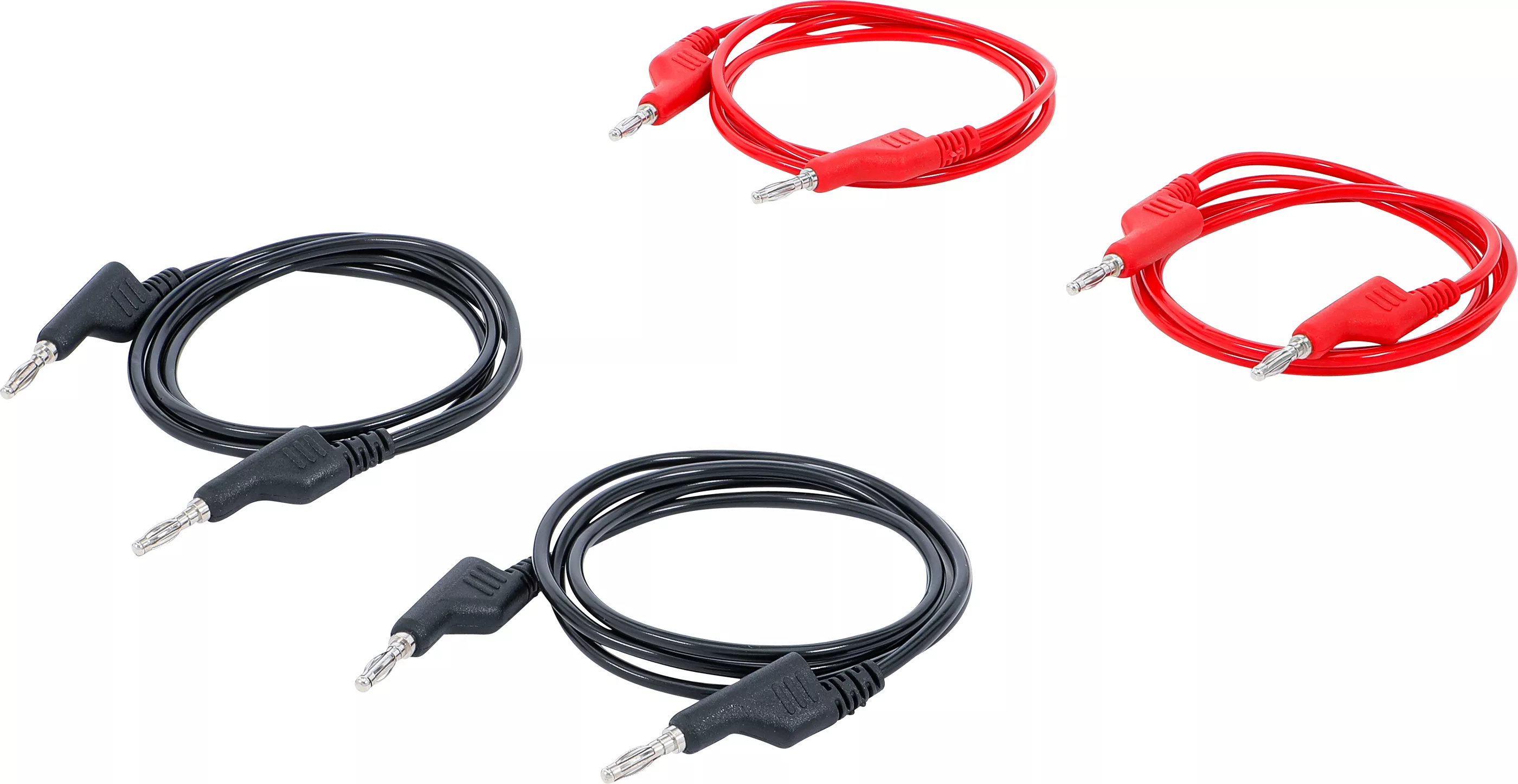 Mätledningssats 4mm 4-delar