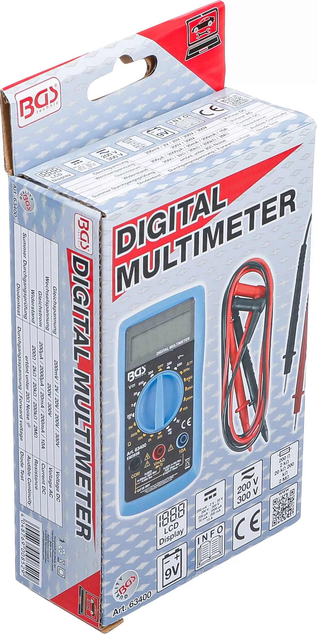 Digital multimeter 200mV-250V