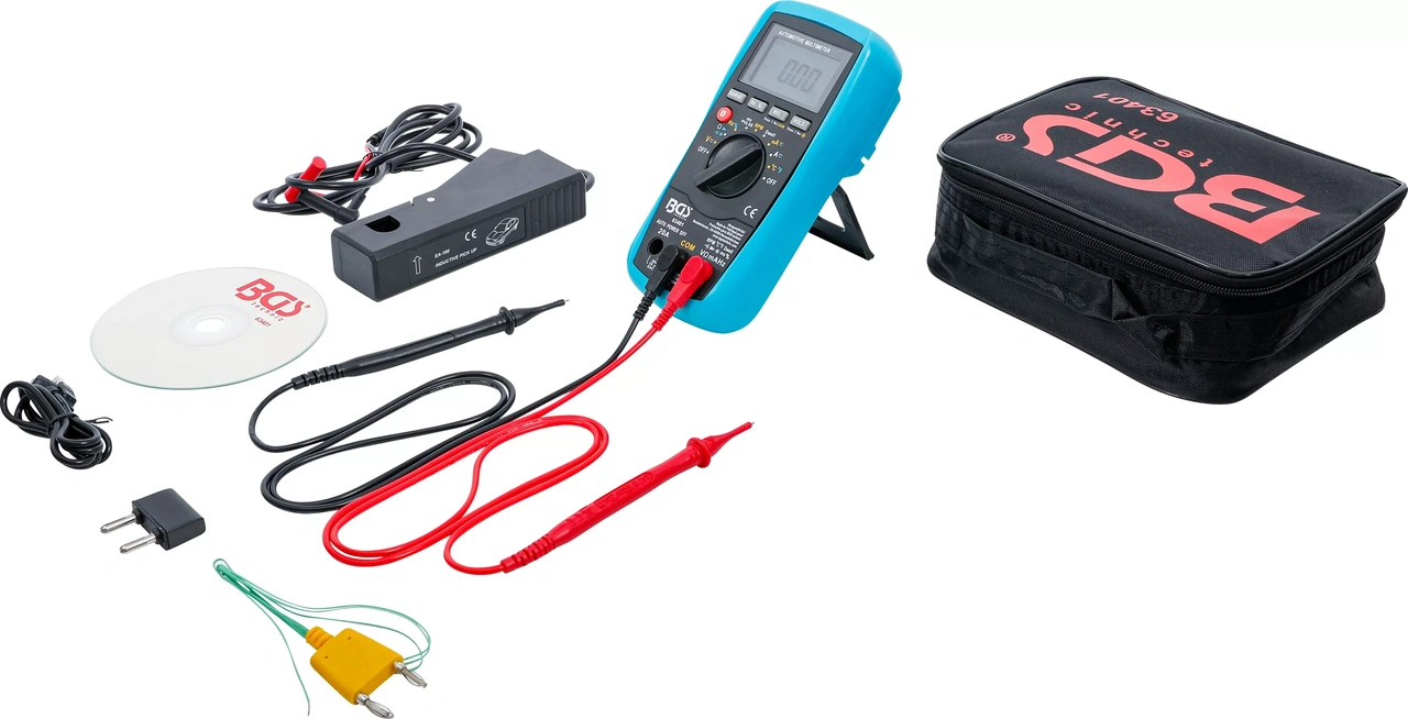 Digital multimeter för fordon med USB-Gränssnitt