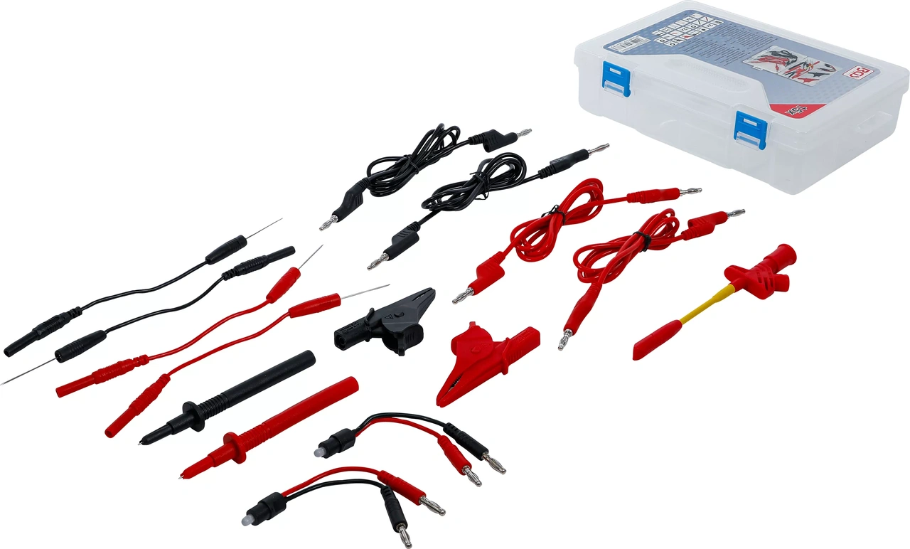 Mätledning och mätspetsar för multimetrar 15-delar