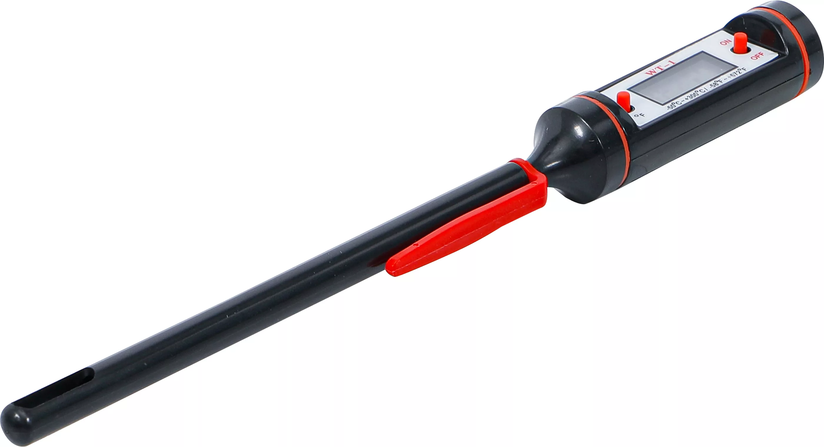 Digital-termometer med mätsond av rostfritt stål