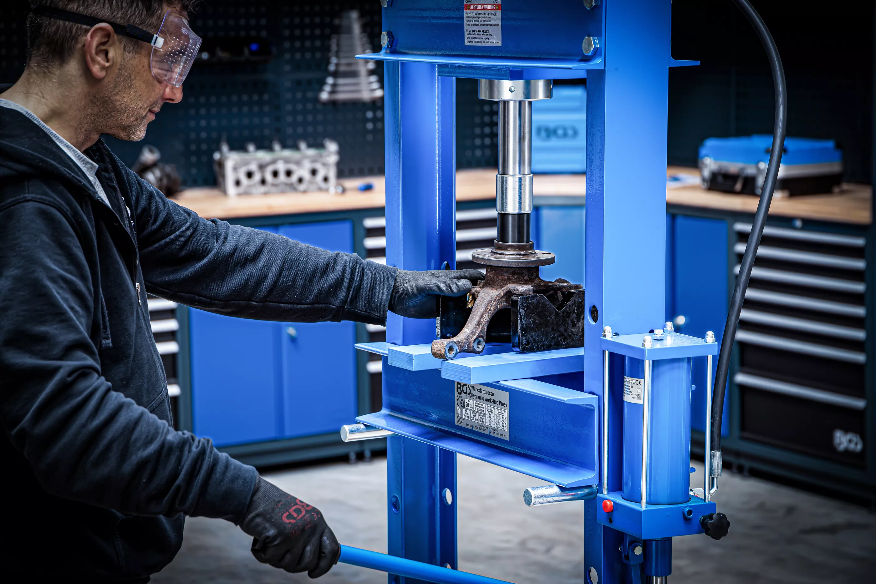 Hydraulisk verkstadspress | 20 t