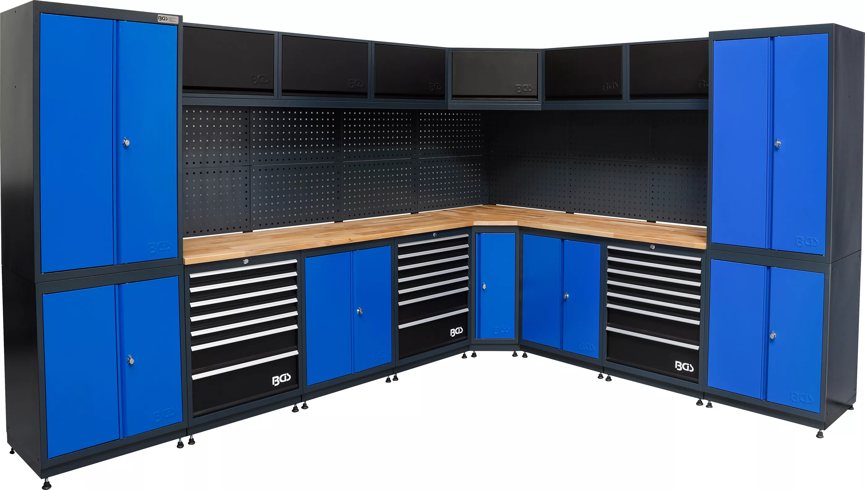 Skåpvägg-system | Verkstad | Trä | 8 moduler