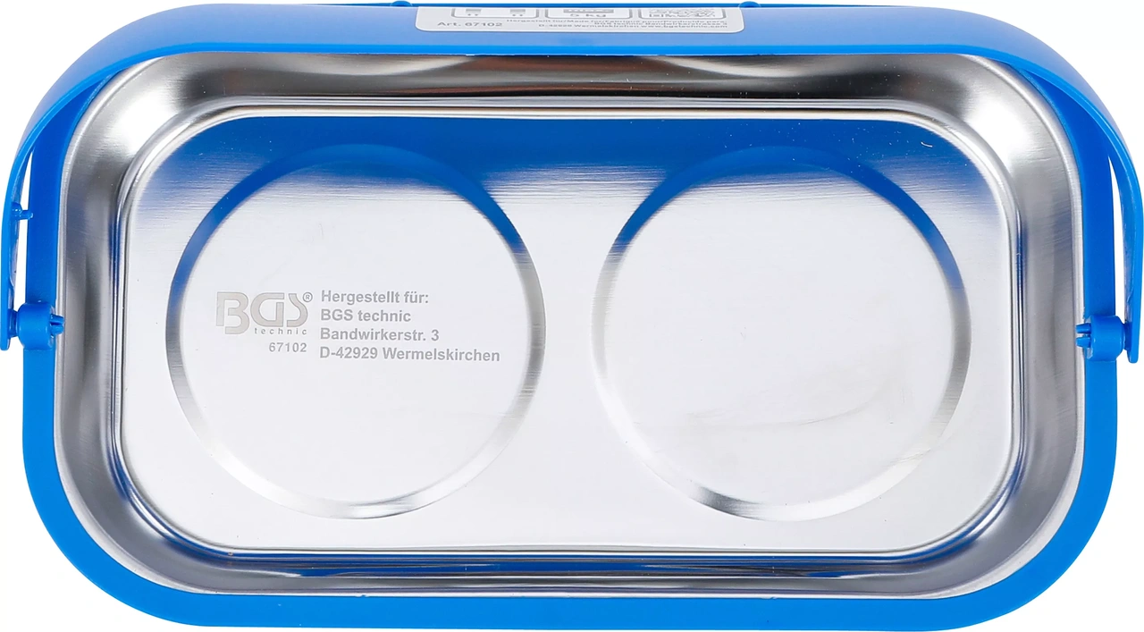 Magnetisk delskål med skärm