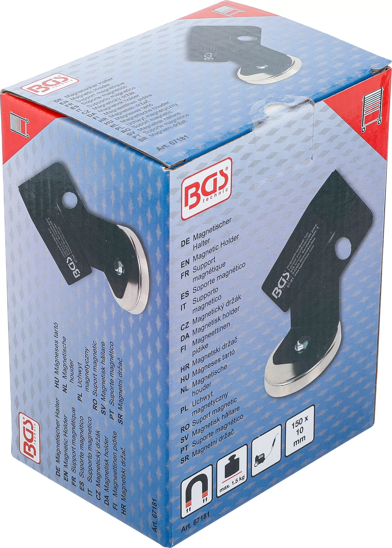 Magnetisk hållare | för svetsbrännare