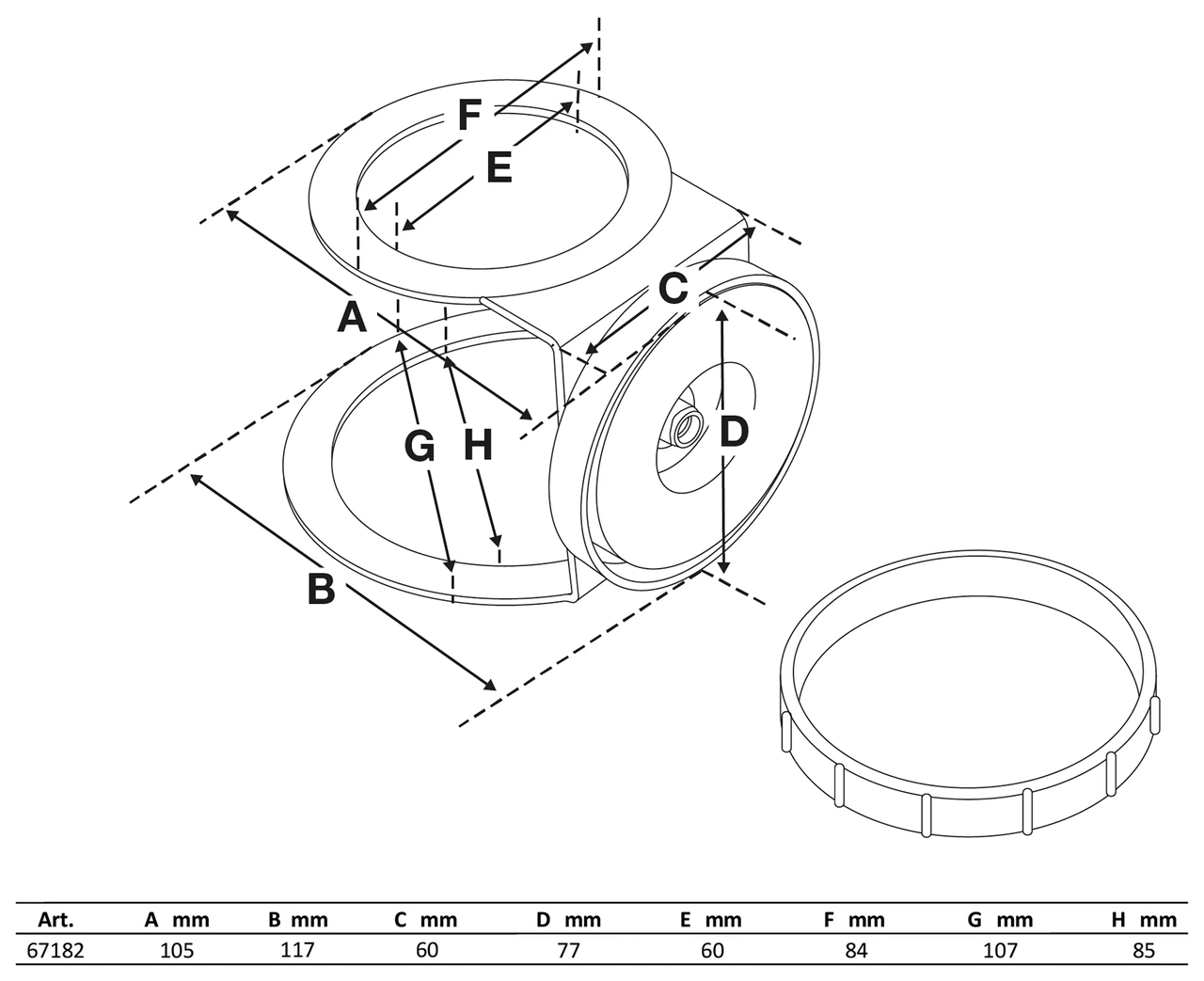 Magnetisk hållare | för slagskruvdragare