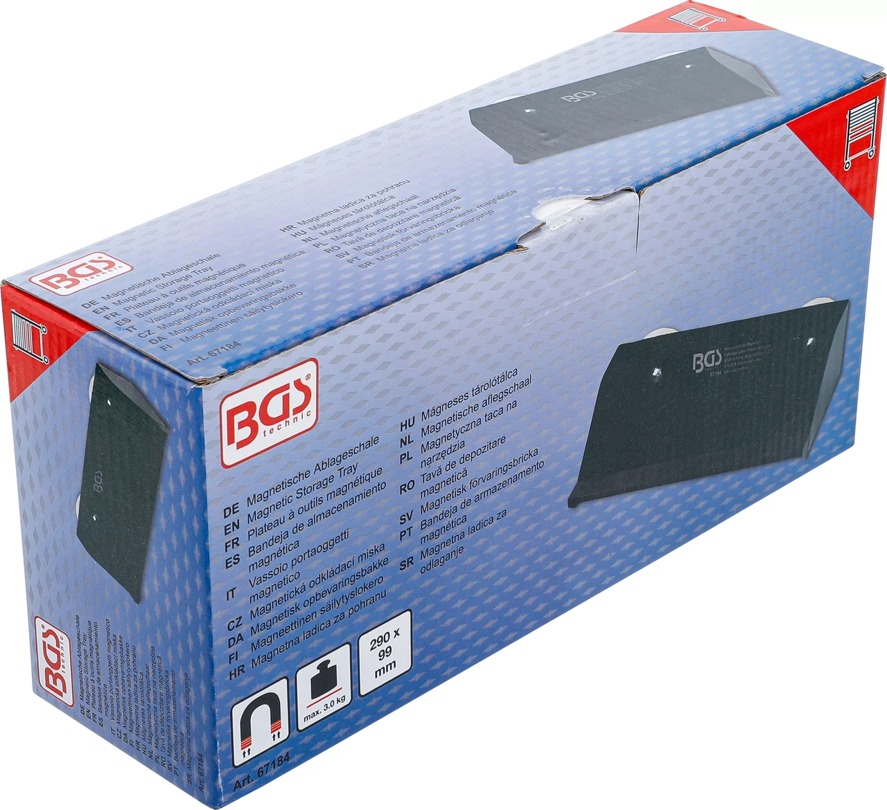 Magnetisk förvaringsbricka | med skruvmejselhållare