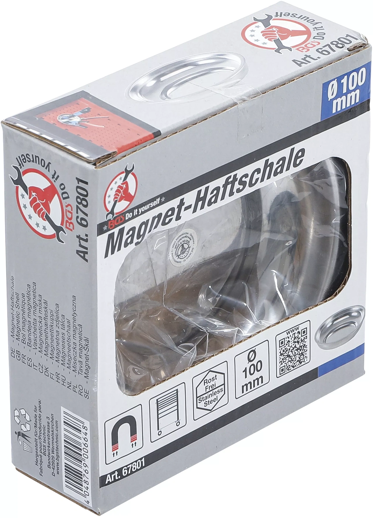 Magnet-Skål | Rostfritt stål | Ø 100 mm