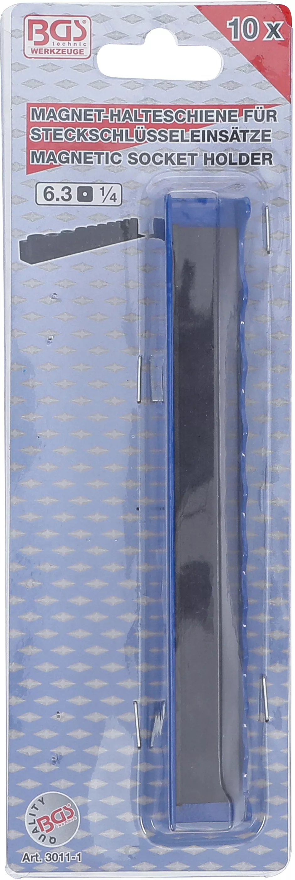 Hållarskena för Hylsor | Magnetisk | för 6,3 mm (1/4")