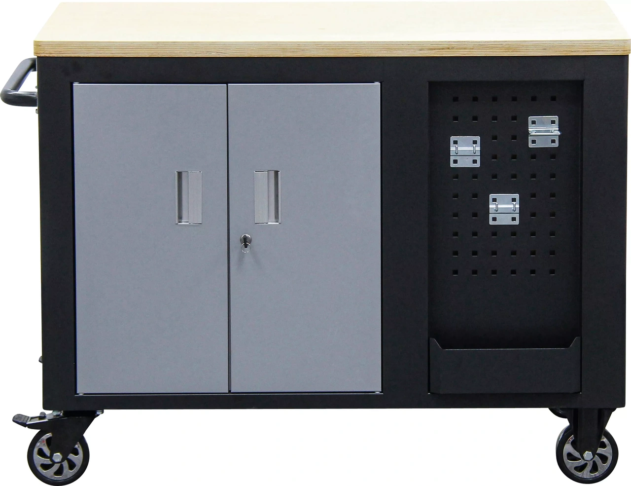 Verkstadsvagn | 2 x 5 lådor | 1 skåp | tomt