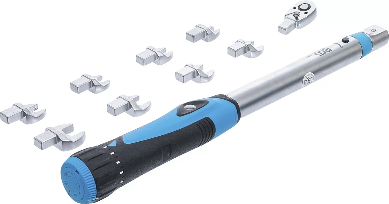 Momentnyckel-sats | 6,3 mm (1/4") | 10 - 50 Nm | 10 delar