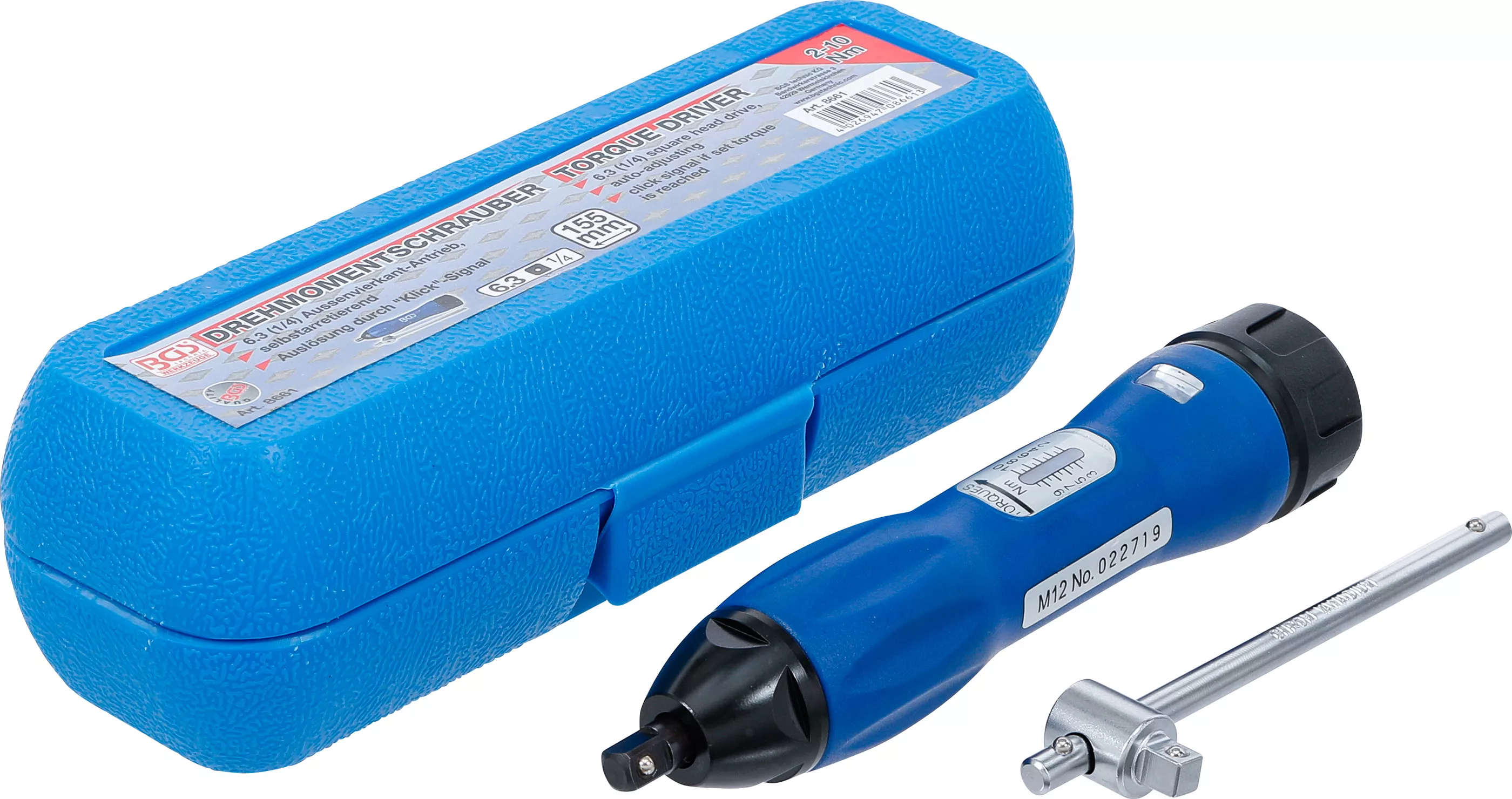 Momentskruvdragare | 6,3 mm (1/4") | 2 - 10 Nm