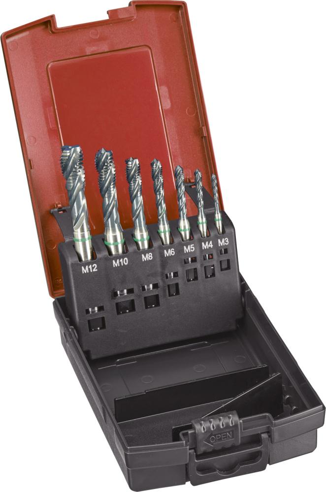 Maskingängtappsats DIN 371 HSSE UNI BH GT M3-M12