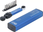 Momentnyckel | Inre sexkant 6,3 mm (1/4") | 2 - 10 Nm | Med Bit-sats | 9 delar