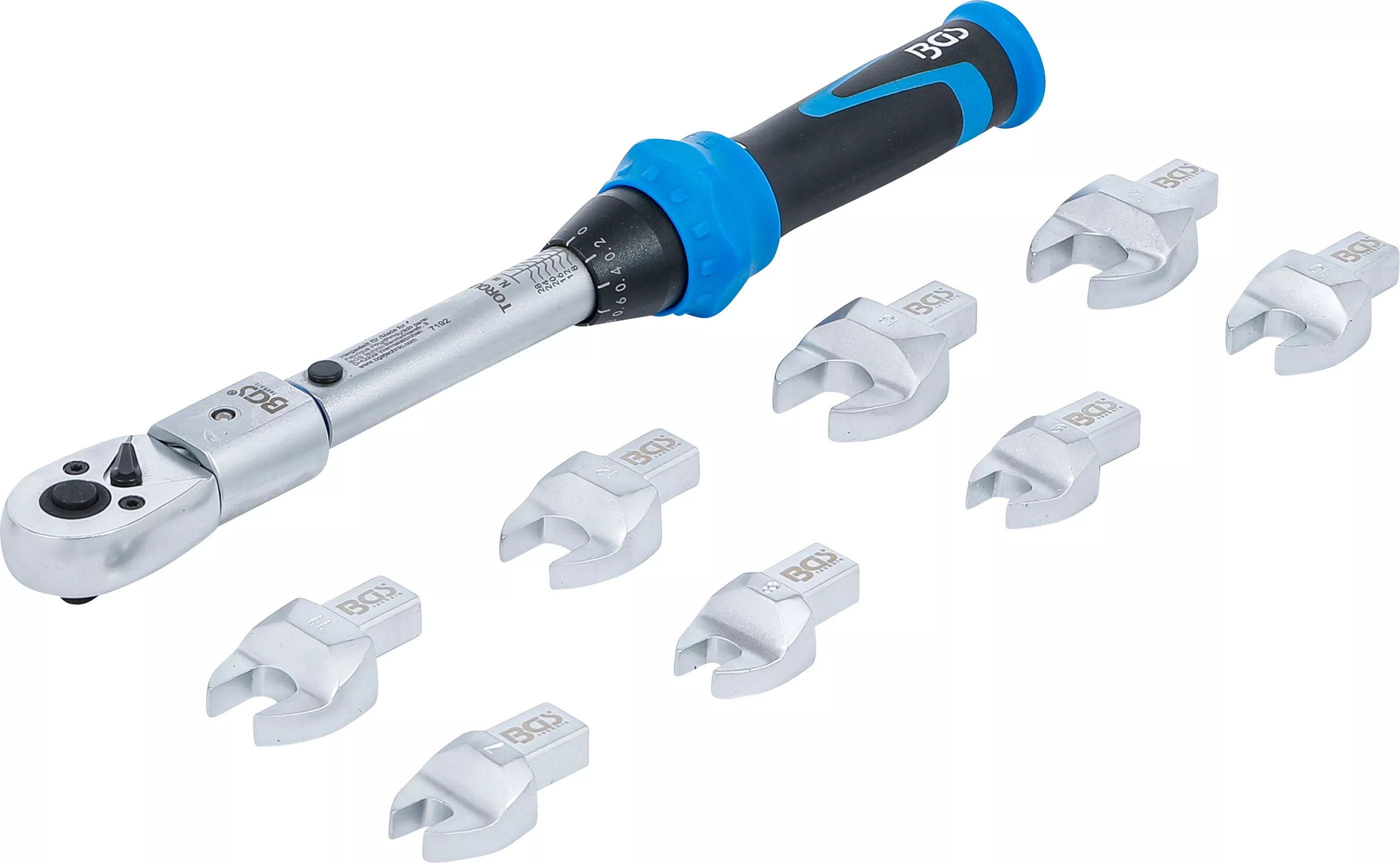 Momentnyckel-sats | för 9 x 12 mm hylsor | 6 - 30 Nm | 10 delar