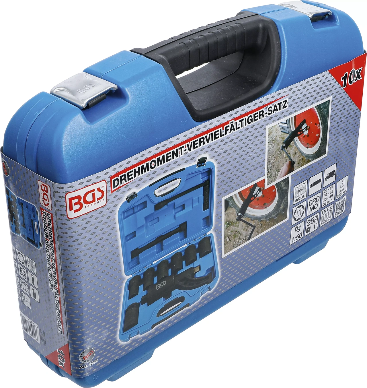 Vridmomentsförstärkare-sats | 25 mm (1") | 10 delar