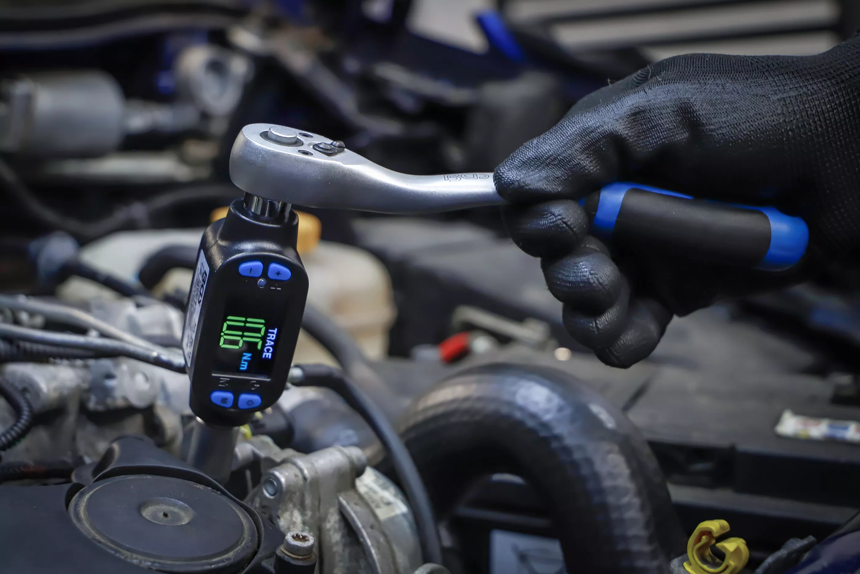 Digital momentadapter | 10 mm (3/8") | 27 - 135 Nm