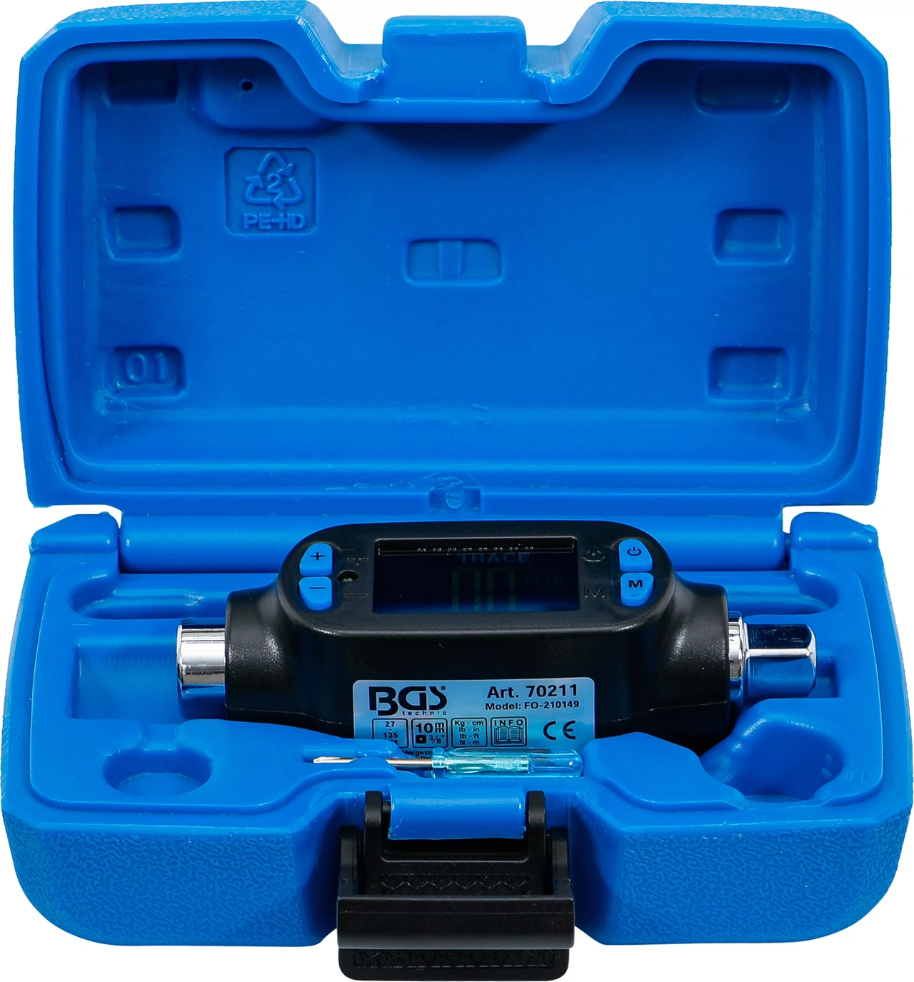 Digital momentadapter | 10 mm (3/8") | 27 - 135 Nm