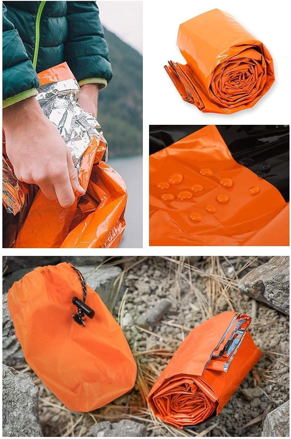 Nödsovsäck Orange