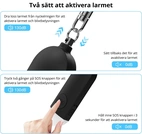 Överfallslarm med blixtljus 130dB