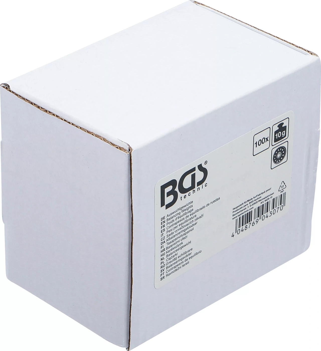 Balanseringsvikter | 10 g | 100 delar