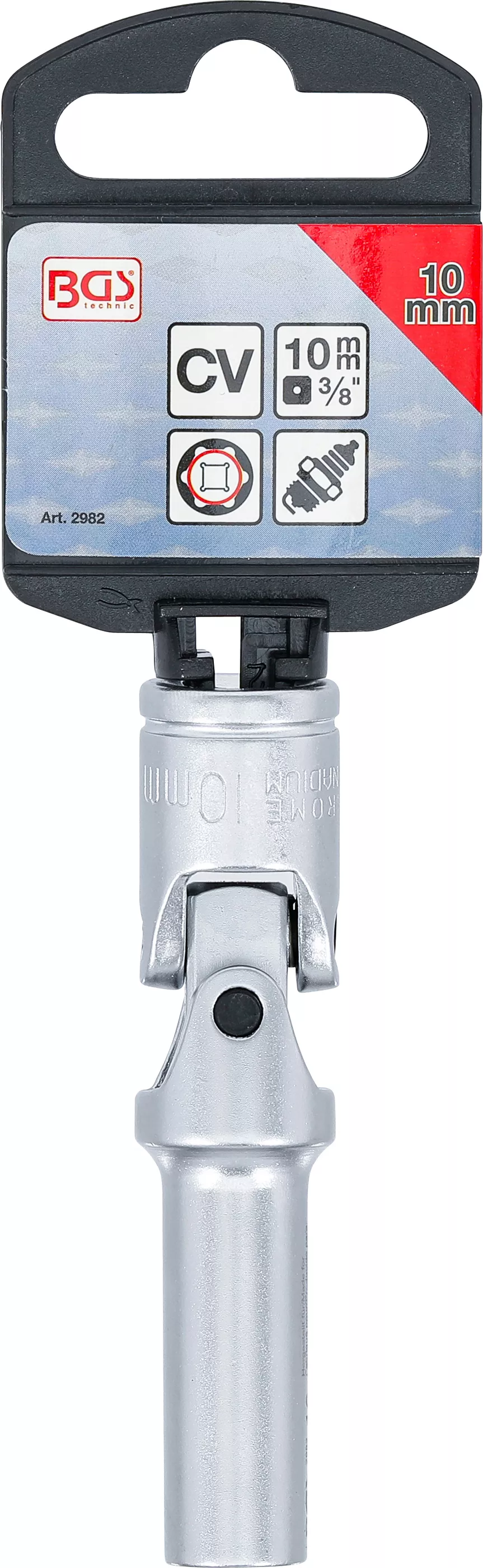 Glödstift-Länk-Insats Sexkant | 10 mm (3/8") | 10 mm