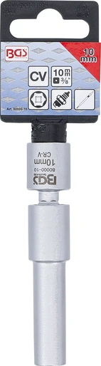Ledad glöd- och tändstiftshylsa 3/8 " 10mm