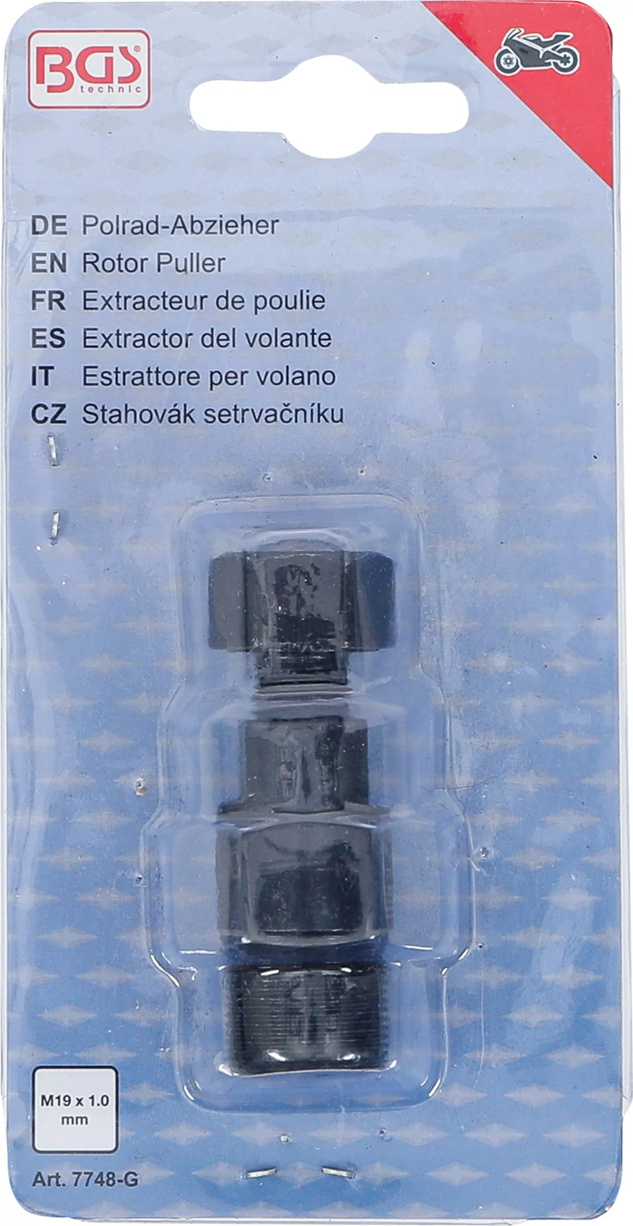 Polhjul-Avdragare | M19 x 1,0 mm