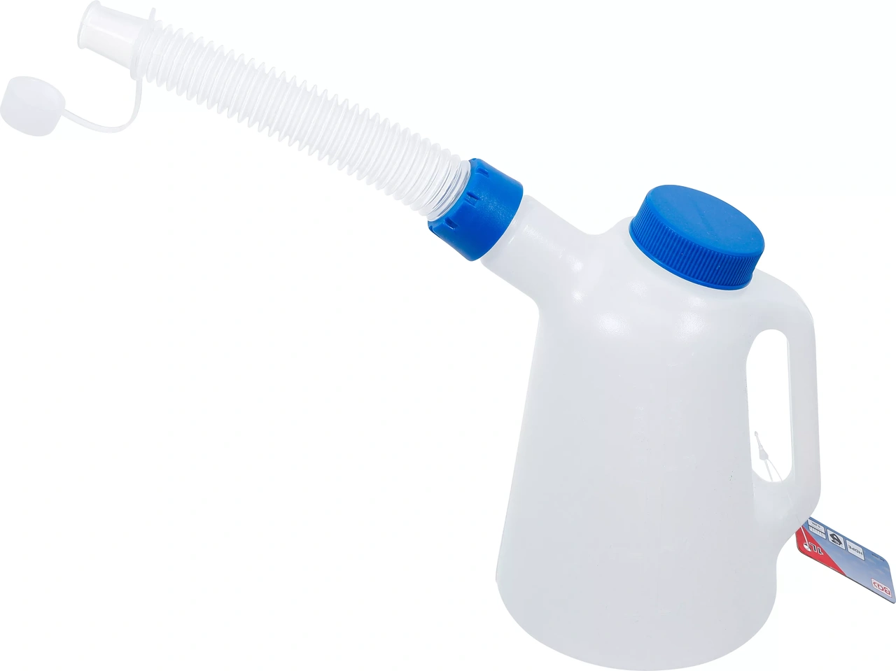 Påfyllningskanna med flexibel pip och lock | 1 l