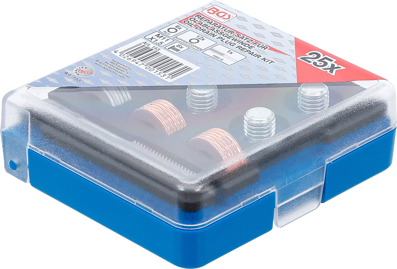 Reparationssats för Oljepropp-Gänga | M11 x 1,5 mm