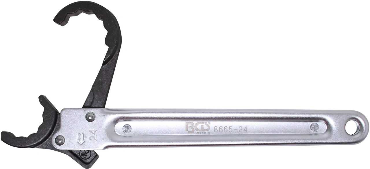 Ringspärrnyckel öppningsbar 24 mm