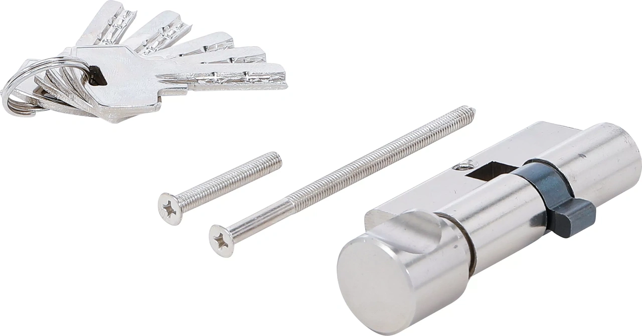 Säkerhetslåscylinder| med knopp | 60 mm