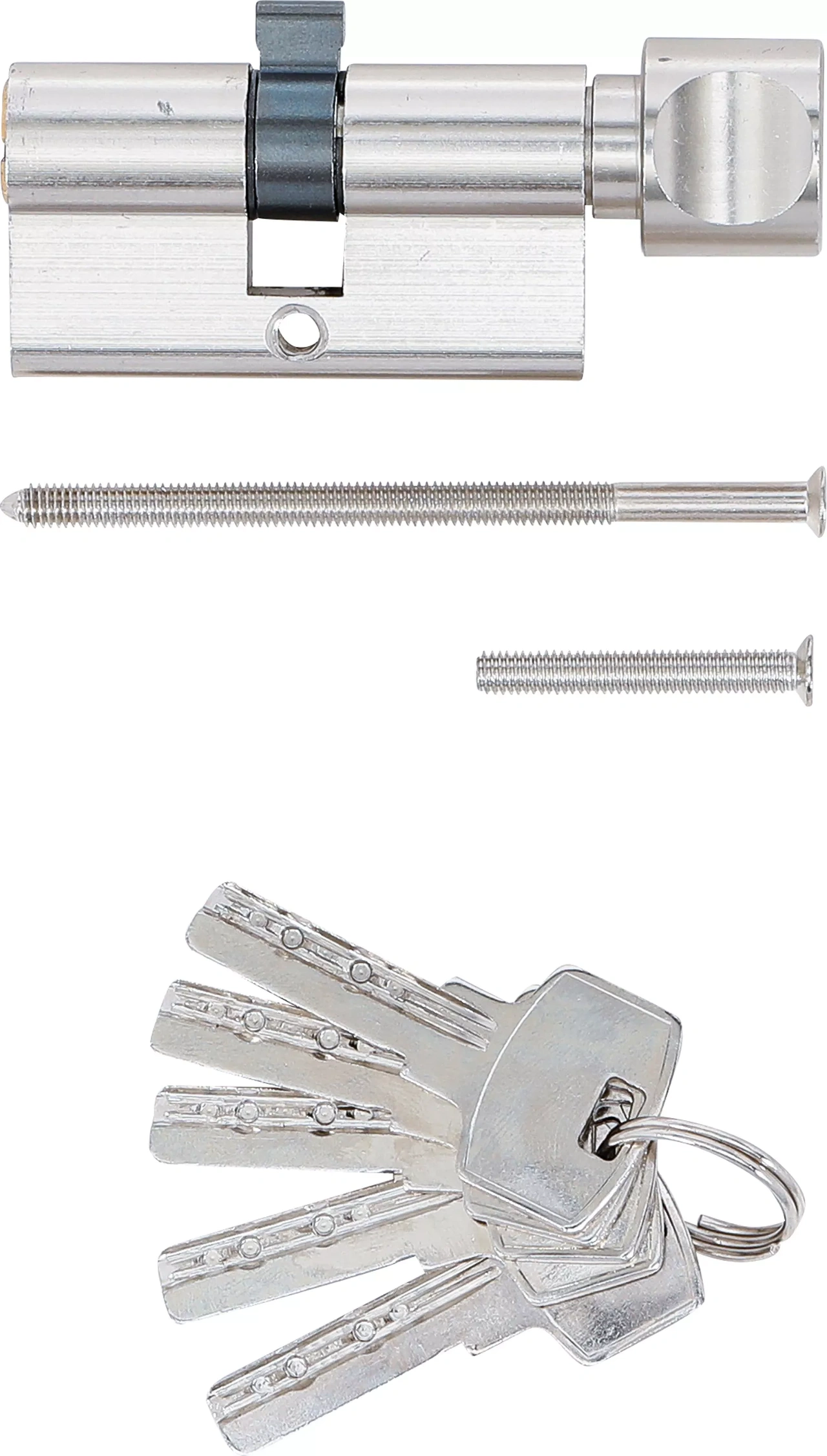 Säkerhetslåscylinder| med knopp | 60 mm