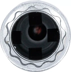Tändstift-Länkinsats tolvkant med hållarfjäder, 10mm (3/8"), 16mm